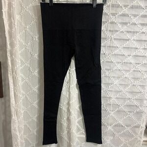 Seamless Leggings Black High Waisted Women Size Small